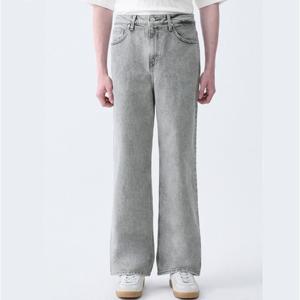 [게스(진)]남성 그레이 블리치드 와이드 MP6D5063