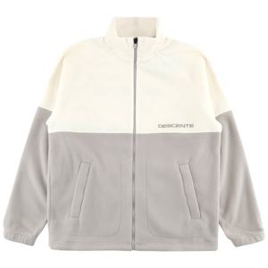 데상트 마이크로플리스 스탠드넥 집업 SP423TKTO2LBEG