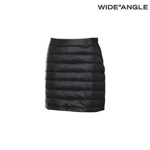 [와이드앵글]  WWW23Q13Z1 CO 씬클라우드 A라인 다운 큐롯 L (Black)
