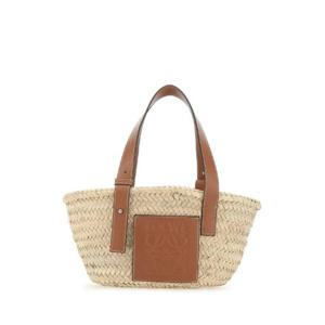 LOEWE Palm leaf small Basket handbag 32702S93 NATURALTAN