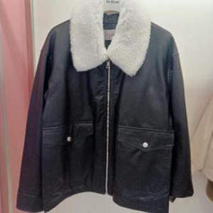 Latium HC06 탈부착 양모카라 퀼팅안감 라이더 레더 점퍼형 가죽쟈켓 T2533jk01