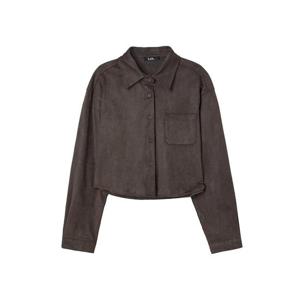 [랩]스웨이드 크롭 셔츠 AR4WBB41