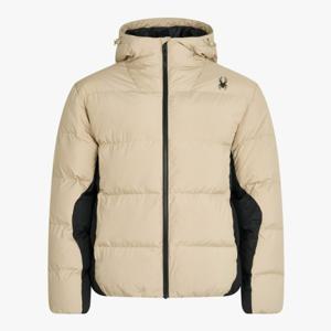 스파이더 남성 프리마로프트 패딩 자켓 B1 SPKWCNJK204M BEG BLK LGN