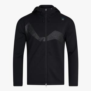 스파이더 남성 러닝 기모 후드 집업 B1 SPKWCNFT231M BLK