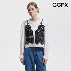 [GGPX] 뷔스티에 레이어드형 블라우스 (GPASH003F)