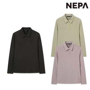 [네파]7L85216 여성 겨울 등산 캠핑 카라 기모 티셔츠 리사이클 티