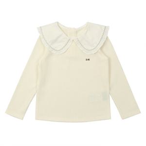 [티파니(정상)]골지 카라 배색티(T44KST040)