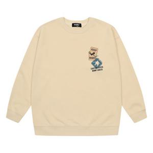 [에꼴리에]남아 기모 프린팅 맨투맨 티셔츠 21D1409_BE