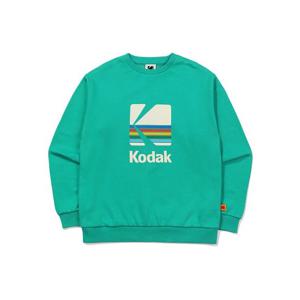 코닥 레인보우 레귤러핏 스웻셔츠 키즈 BB K4326LFSA1 GRN IVR RED