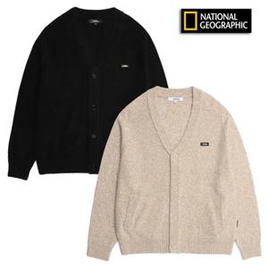 내셔널지오그래픽 N224MKT330 어반 V넥 와펜 가디건