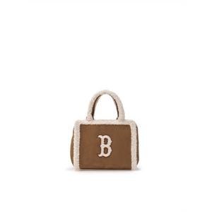 M MLB토트백 GQC 3AORS0746-43CAS 베이직 무스탕 스몰 토트백 보스턴 레드삭스