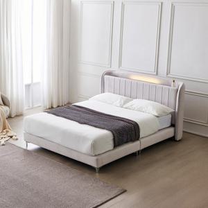 동서가구 모옌 아쿠아텍스 패브릭 호텔 LED 수납 침대 프레임 LK DF927021