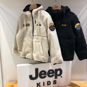 [지프키즈]데일리 공용 뽀글이 리버시블 후드 집업 점퍼 KL1TZU408