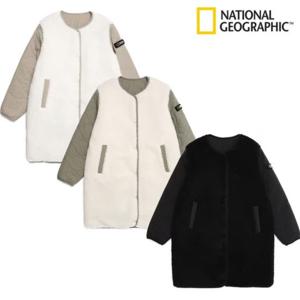 [내셔널지오그래픽 (행사)]여성 웨이젤라 리버시블 롱기장 플리스 집업 N224WFJ130