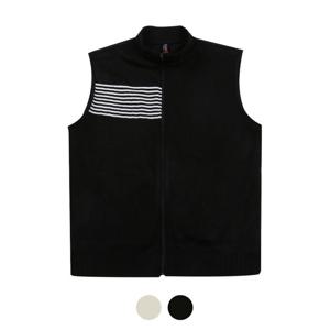 [파파브로] 남성 FW 줄무늬 골프 집업 니트조끼 SH-VEG-940