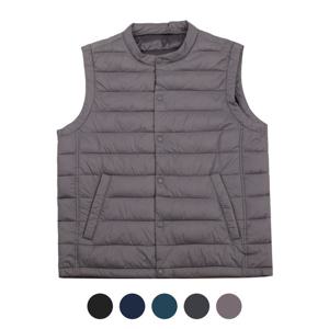 [파파브로] 남성 베이직 경량 패딩 조끼 DD-VEP-V153