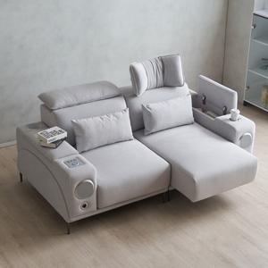 미노 모션소파 전동 리클라이너 3인용 패브릭 고급형