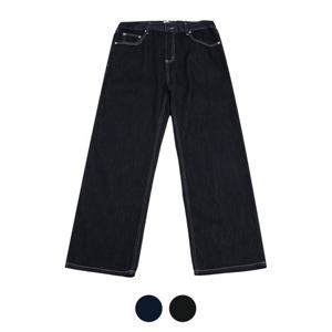 [파파브로] 남성 논페이드 와이드핏 밴딩 데님 SR-JEA-1020