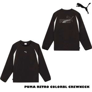 [푸마]공용 레트로 컬러블록 오버사이즈 우븐 크루넥 634279 51_