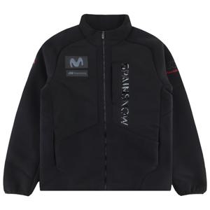 데상트 우븐 패치 헤비 본딩 플리스 자켓 SP421SKTO1BLK