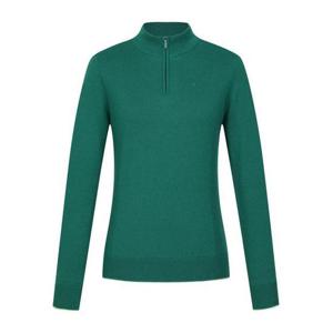 [팬텀][팬텀골프] 여성 울 방풍 반집업 긴팔 니트 221E3SR803_GN