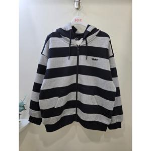 [소이]스트라이프 후드 기모 점퍼 25W01320