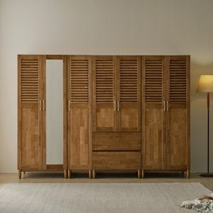 [GS비밀] 나무뜰 루멘 루바 전신거울 서랍 수납 옷장 2800 FMF232C (착불)