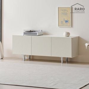 라로퍼니처 컴포트 1350 템바보드 거실장 티비다이 서랍 선반 수납