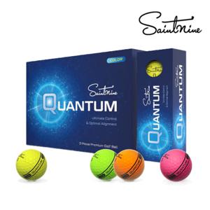 세인트나인 퀀텀 3피스 고반발 골프공 12구 컬러