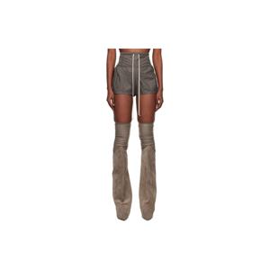 릭오웬스 반바지 그레이 콘코르디안 박서 쇼츠 252232F088024