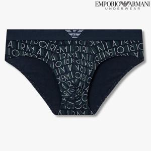 [엠포리오 아르마니 언더웨어]올오버 로고 코튼 삼각브리프 (0815311040)