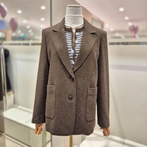 [비지트인뉴욕]잔체크 아웃포켓 재킷 VBBJKA2