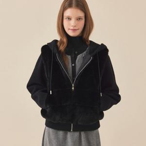 [매긴]페이크 퍼 후드 점퍼_PBMF5W1JP1101