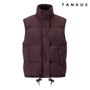 [탱커스]하이넥 오버핏 베스트 패딩 점퍼 (TX4JP006L0)