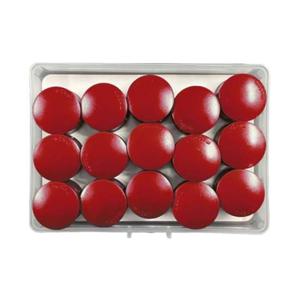 소모품 마그피아 초강력 칼라원형자석홀더 중 빨강 MFMH-27-30/(27mm 30개입)