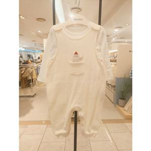 [압소바] (크림)(조카백일돌선뮬) 쟈카 코튼 모달 우주복(티) (A27106081)