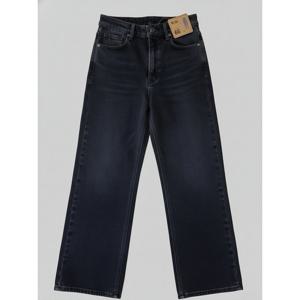 [뱅뱅]여성 인밴드 기모 와이드 스판 청바지 (NQL861)