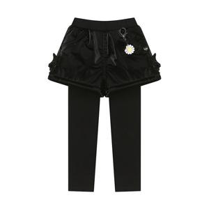 프렌치캣 (Q55DAP030B1) BK 화섬 레깅스