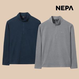 네파 남성 울 기모 집업 티셔츠 겨울 트레킹 하이킹 등산티 7L75417