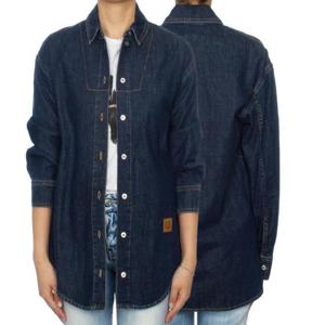 겐조 여성 타이거 패치 데님 셔츠 FC52DC2296EH