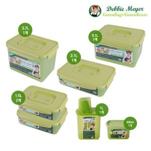 데비마이어 그린박스 김치통 5종+잡곡통 2종