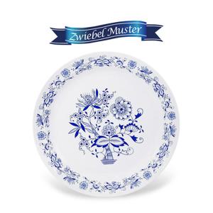 쯔비벨무스터 도자기 포토원접시 대형 1p