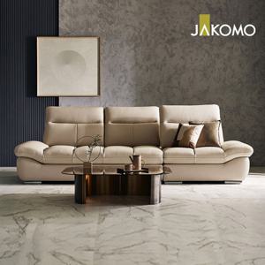 [자코모]에비뉴엘 스윙 4인 기능성 천연면피 소가죽소파