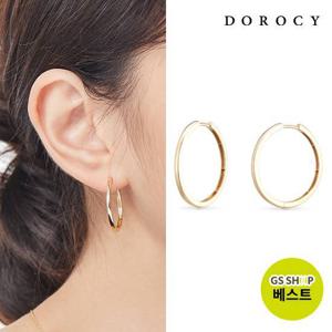 [도로시] 14k 그레이트 심플링 귀걸이