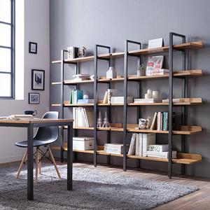 [미즌하임] 데코빈 5단 책장/수납선반 (화이트/블랙빈)