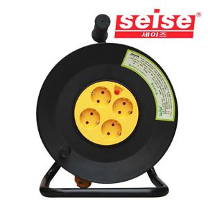 세이즈 전기릴선 50m/4구접지/과부하차단내장/캠핑릴선