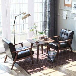 베스트리빙 피렌체 2인 낮은 소파 원목 카페 테이블 세트/1인 2개