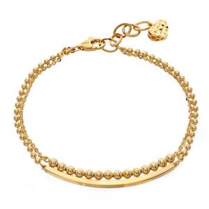 [아이비골드] 18K 스틱 볼체인 팔찌 B5106R-1