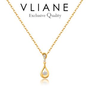 [브리앙] 18K 툴루즈 다이아몬드 목걸이 (금목걸이,1부)