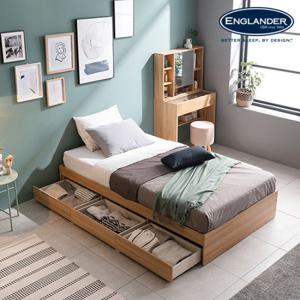 [잉글랜더]보노 3단 수납 침대(NEW E호텔 양모 7존 독립-SS)